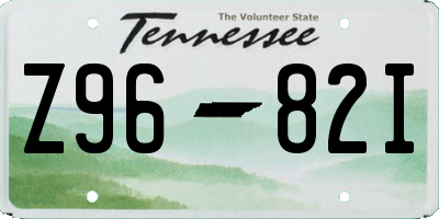 TN license plate Z9682I