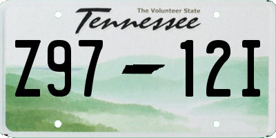 TN license plate Z9712I