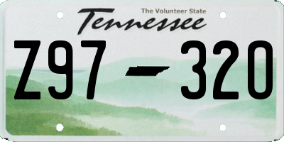 TN license plate Z9732O