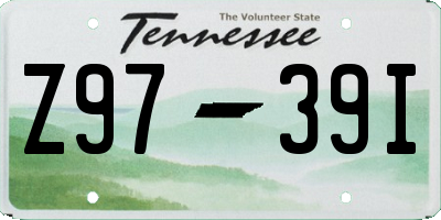TN license plate Z9739I