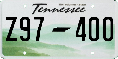 TN license plate Z9740O