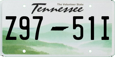 TN license plate Z9751I