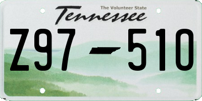 TN license plate Z9751O
