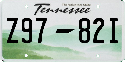 TN license plate Z9782I