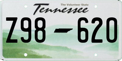 TN license plate Z9862O