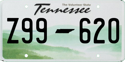 TN license plate Z9962O