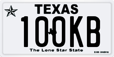 TX license plate 100KB