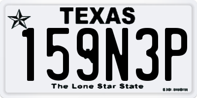 TX license plate 159N3P