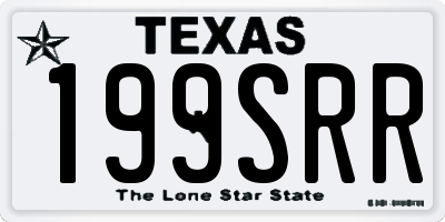 TX license plate 199SRR