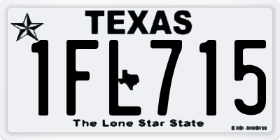 TX license plate 1FL715