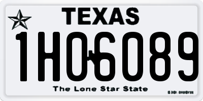 TX license plate 1H06089