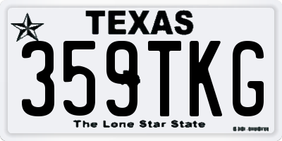 TX license plate 359TKG