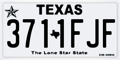 TX license plate 3711FJF