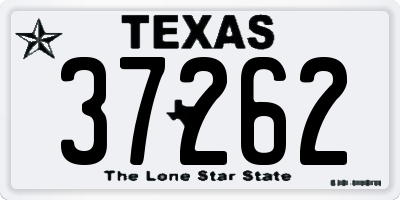 TX license plate 37262