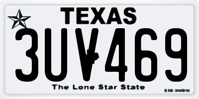 TX license plate 3UV469