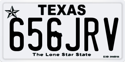 TX license plate 656JRV