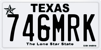 TX license plate 746MRK