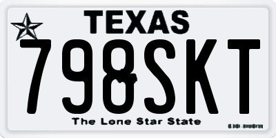 TX license plate 798SKT