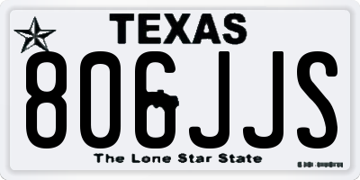 TX license plate 806JJS