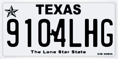 TX license plate 9104LHG