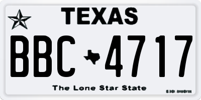TX license plate BBC4717