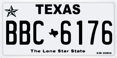 TX license plate BBC6176