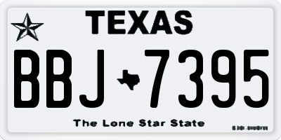 TX license plate BBJ7395