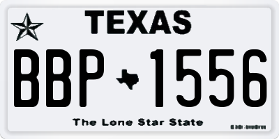 TX license plate BBP1556