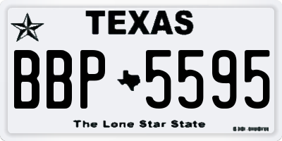 TX license plate BBP5595