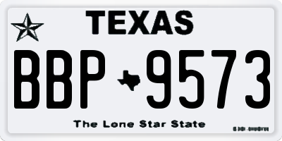 TX license plate BBP9573