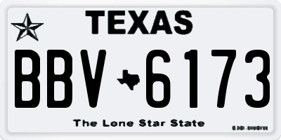 TX license plate BBV6173