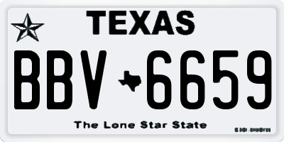 TX license plate BBV6659