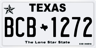 TX license plate BCB1272
