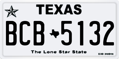 TX license plate BCB5132
