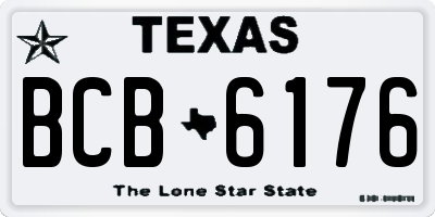TX license plate BCB6176