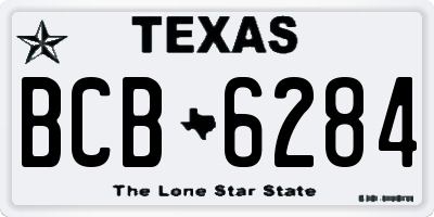 TX license plate BCB6284
