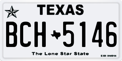 TX license plate BCH5146