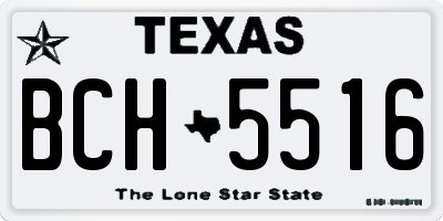 TX license plate BCH5516