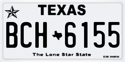 TX license plate BCH6155