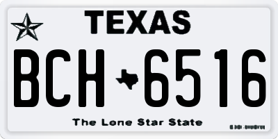 TX license plate BCH6516