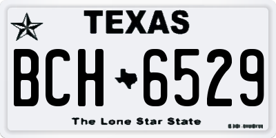 TX license plate BCH6529