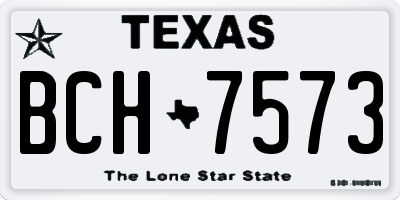 TX license plate BCH7573