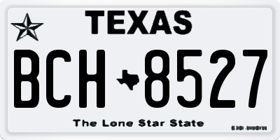 TX license plate BCH8527