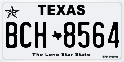 TX license plate BCH8564