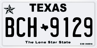 TX license plate BCH9129