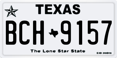 TX license plate BCH9157