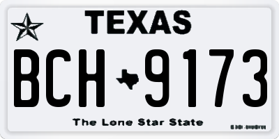 TX license plate BCH9173