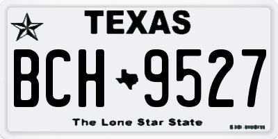 TX license plate BCH9527