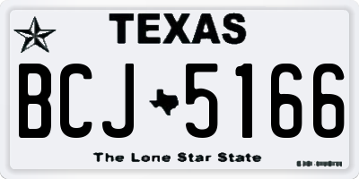 TX license plate BCJ5166