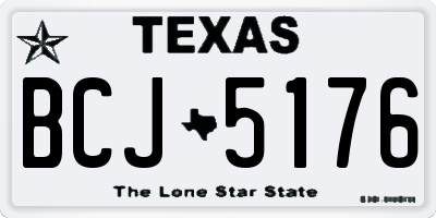 TX license plate BCJ5176
